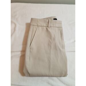 White House Black Market Elle Pants Womens Sz 0 Khaki Slim Beige Dress Business